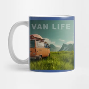 Van Life Camper RV Outdoors in Nature Mug